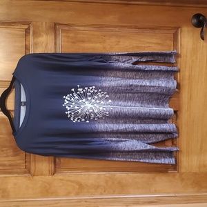 NWOT Emery Rose Flower Long Sleeve Shirt Size 4X